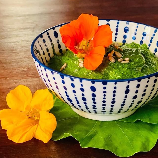 Nasturtium Pesto by Skarabo Life